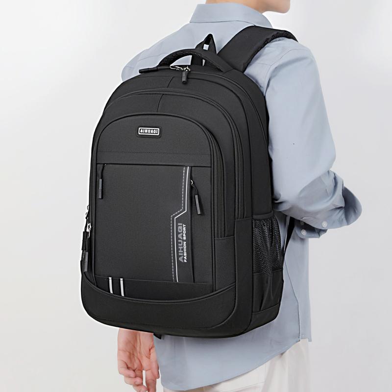 Multi Compartment Laptop Backpack – Large Capacity Unisex Bag for Business Travel College with Adjustable Shoulder Straps