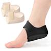 1 Pair Silicone Heel Pads, Shock Absorption, Relieving Leg Pressure, Adjustable Straps, Prevent Slipping Insoles