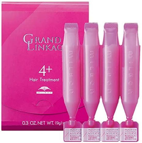 

[Set of 10] Milbon Grand Linkage Salon Treatment 4+ 9g x 4