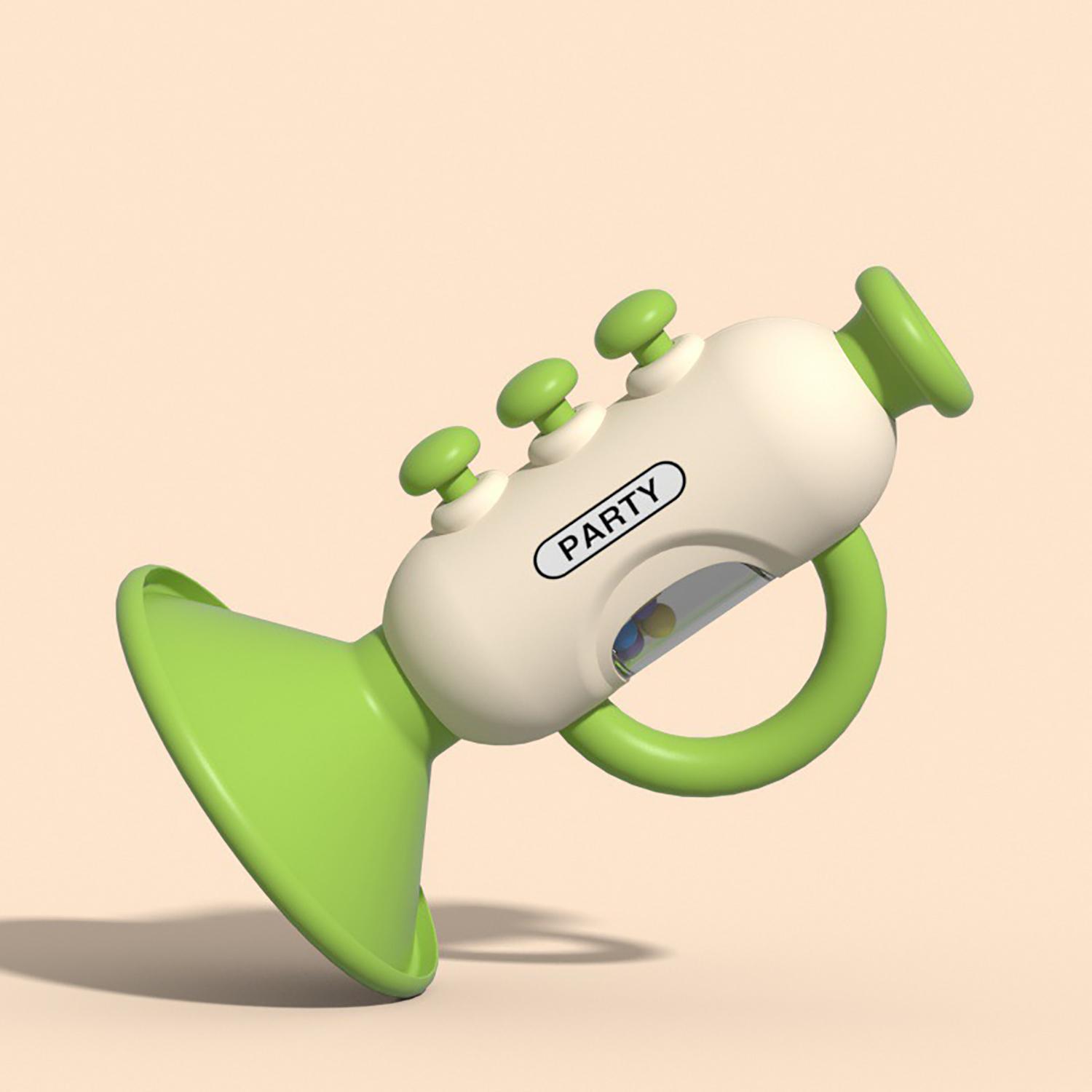 

Детская мини-труба, игрушка, ребенок может свистеть, инструмент, гармоника может играть, головоломка, раннее развитие зелёный