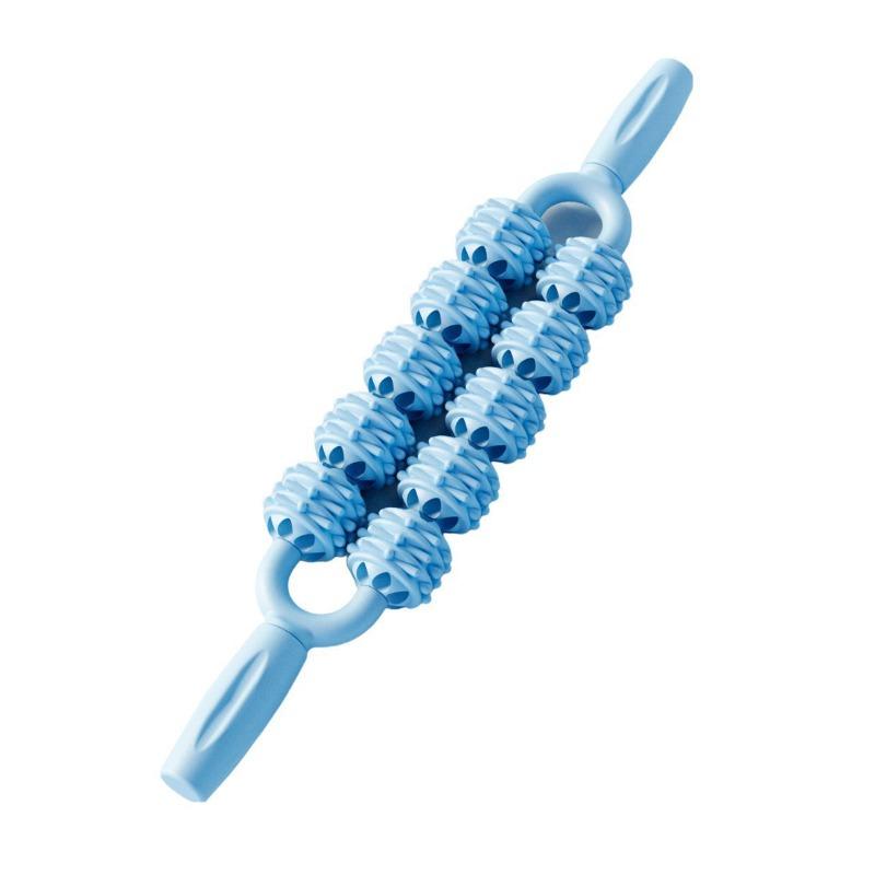 1PC Double Row Massage Stick Yoga Muscle Relaxation Mace Adult Fitness Calf Massage Relaxation Products