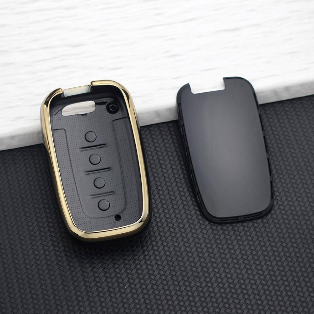 4 Buttons Car Key Case Cover Shell for Kia Sportage R Borreed Sorento K5 K7 Hyundai Tucson Azera IX35 Sonata Soft TPU Key Holder