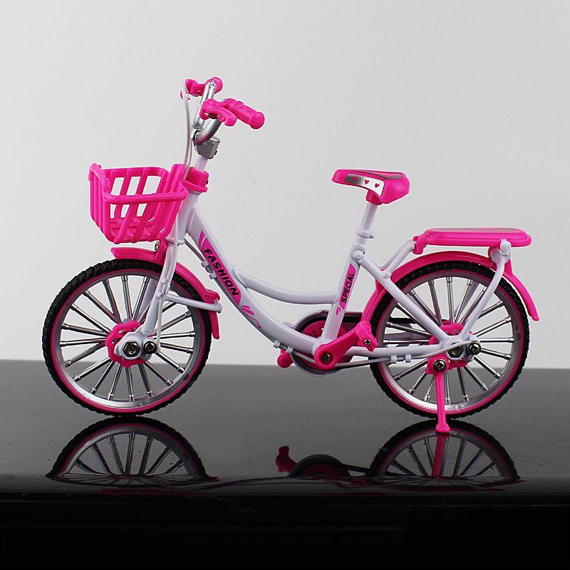 Exquisite Alloy Simulation Bicycle Model Ornaments Mini Bike Collectible Gift