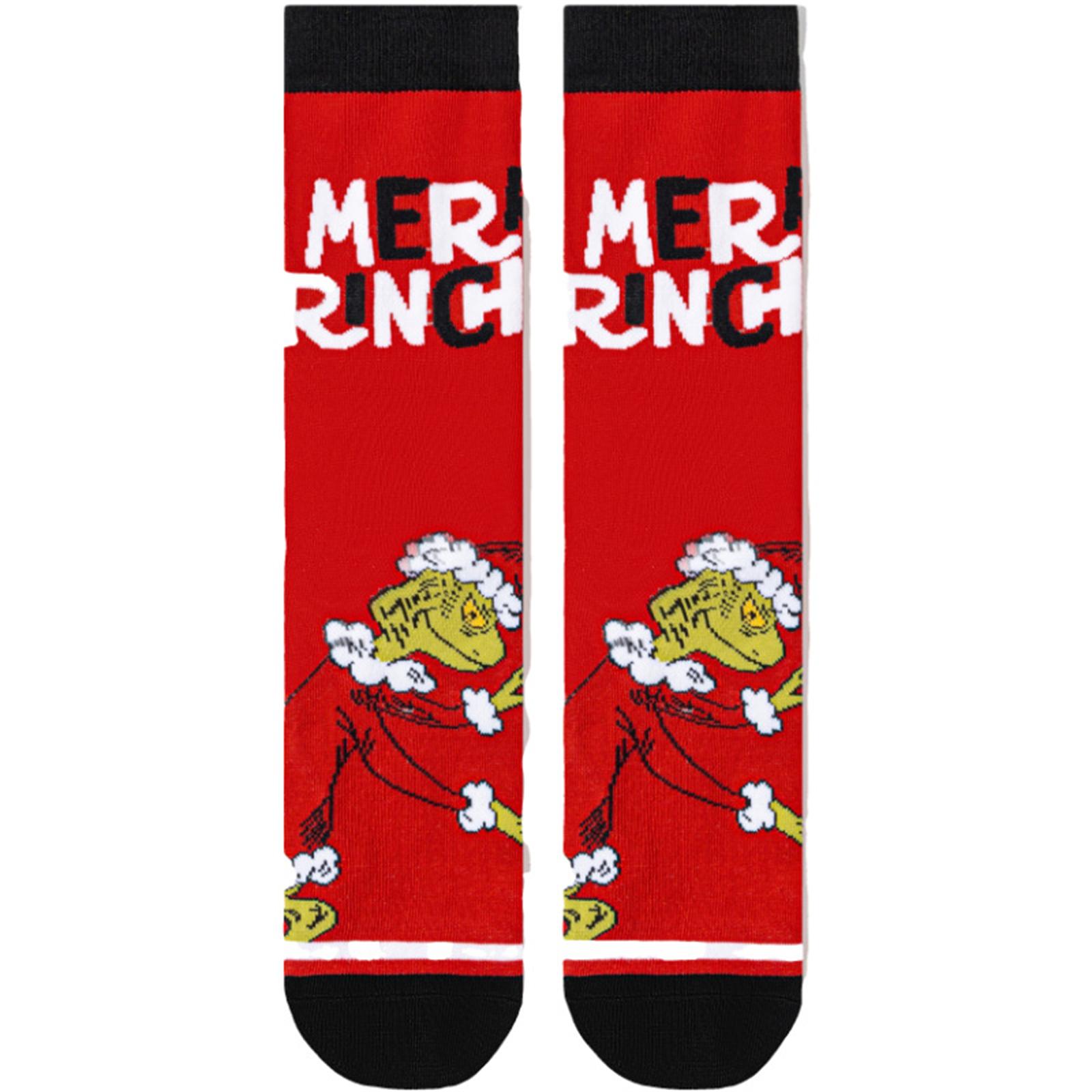 

Нейтральные рождественские носки носки чулки лоси подарок One Size винный