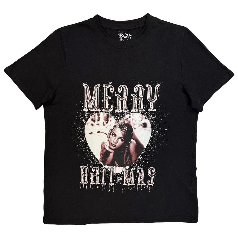 Britney Spears Merry Britmas Womens T Shirt XL