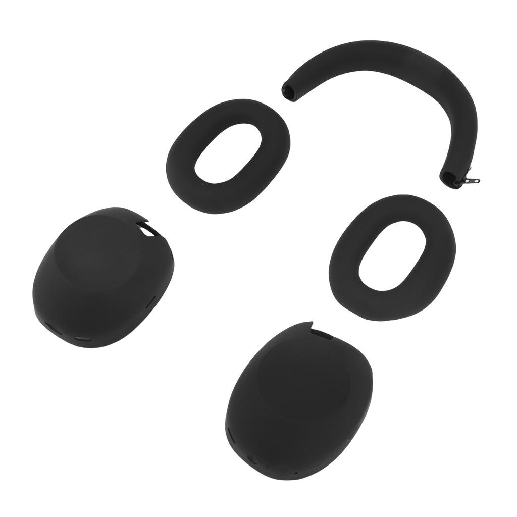 Silicone Case Cover Fit for WH-1000XM6 Wireless Headphones Earpad Covers Headband Cover Protector Washable Soft Headphone Accessories