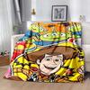 Various Styles and Sizes Toy Stories Cartoon Print Soft Blanket Bedroom Living Room Sofa Office Nap Camping Travel Shawl Blanket