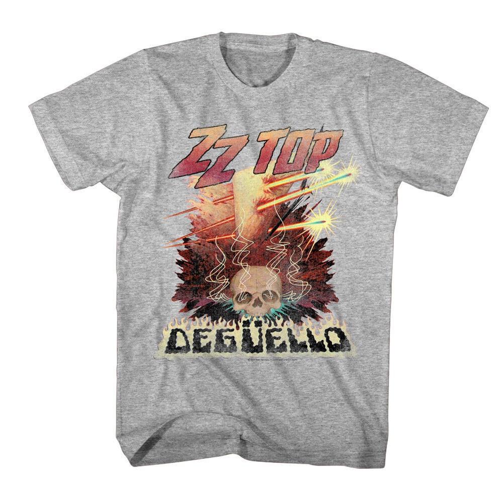 ZZ Top Deguello Album Cover Art Mens  Vintage Skull Rock Tour CG125 Unisex T-Shirt M