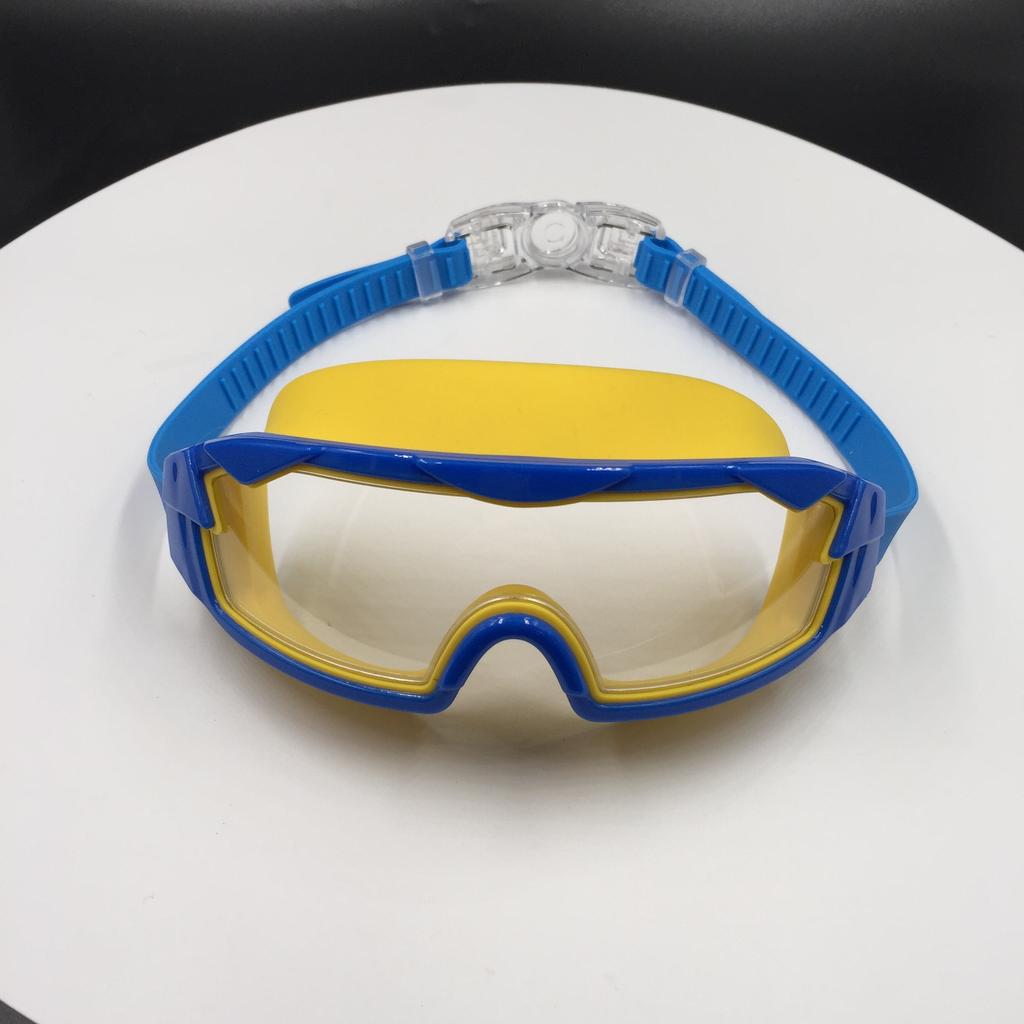 New children's swimming goggles Large-frame electroplated waterproof and anti-fog swimming goggles High-definition myopia protective swimming goggles