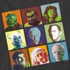 STAR TREK Unisex Adult Alien Squares T-Shirt