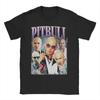 Lustiges Pitbull Rapper T-Shirt für Männer Frauen Rundhals Baumwolle T-Shirt Mr Worldwide Kurzarm T-Shirt Geburtstagsgeschenk Kleidung