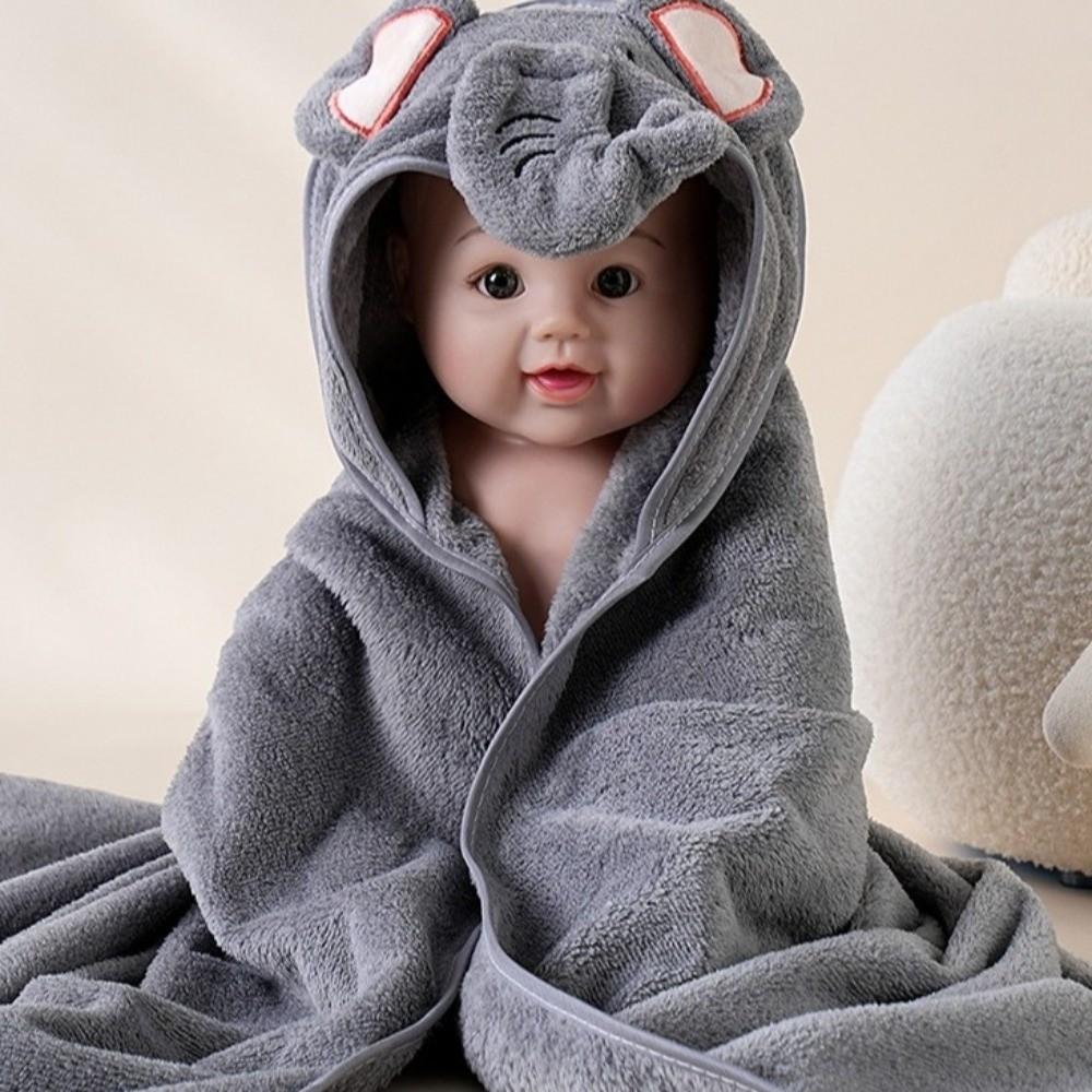 Quick-Drying Animal Design Towel Soft Fabric Multifunctional Towel Gift Baby Bath Towel  Beaches