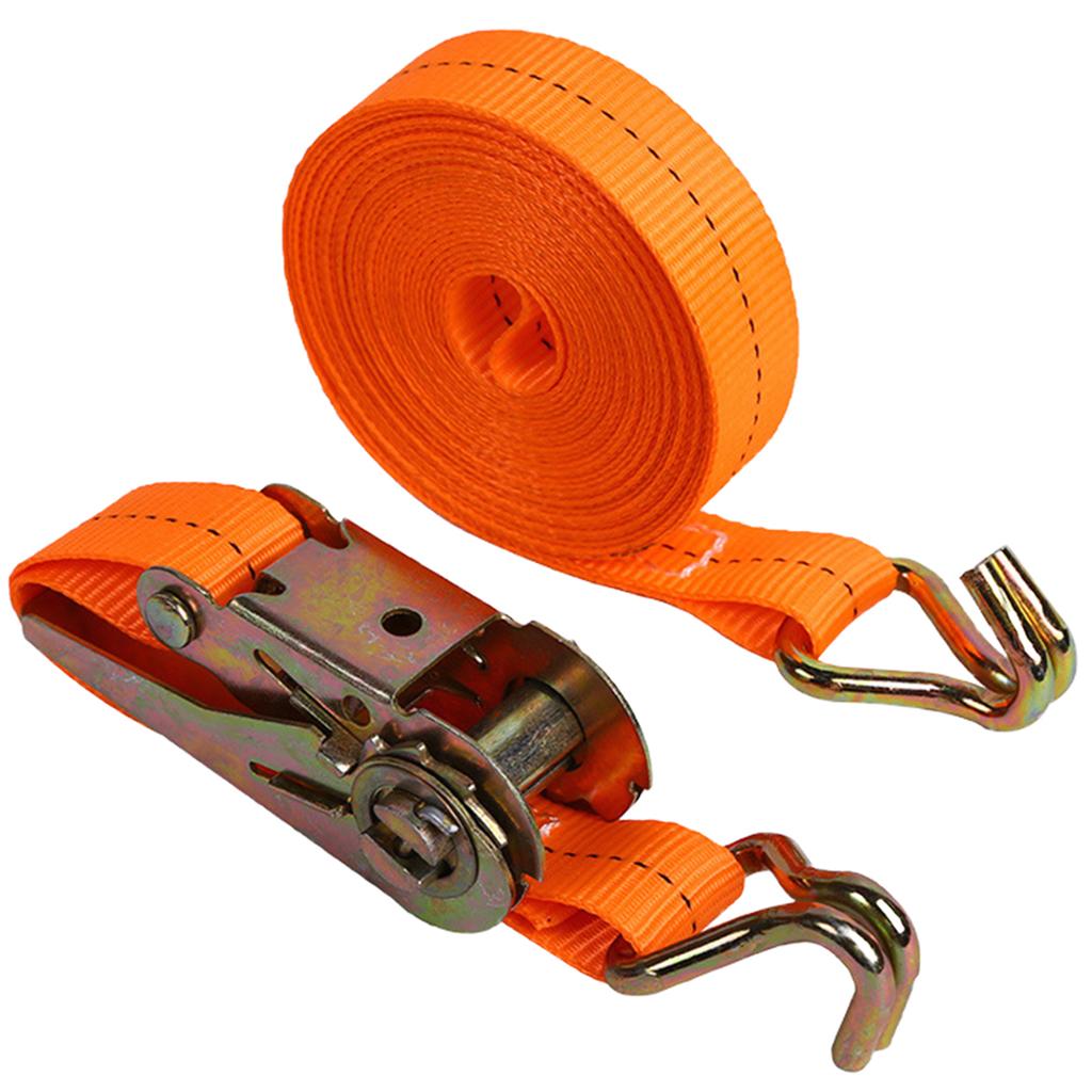 5/6M Cargo Binding Strapping Tensioning Belts Thickened Truck Strapping Rope Heavy Duty Tashing Straps With Clip Fastener