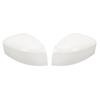 Side Mirror Cap Cover White Protective Weather Resistant Rearview Door Wing Mirror Housing for Focus