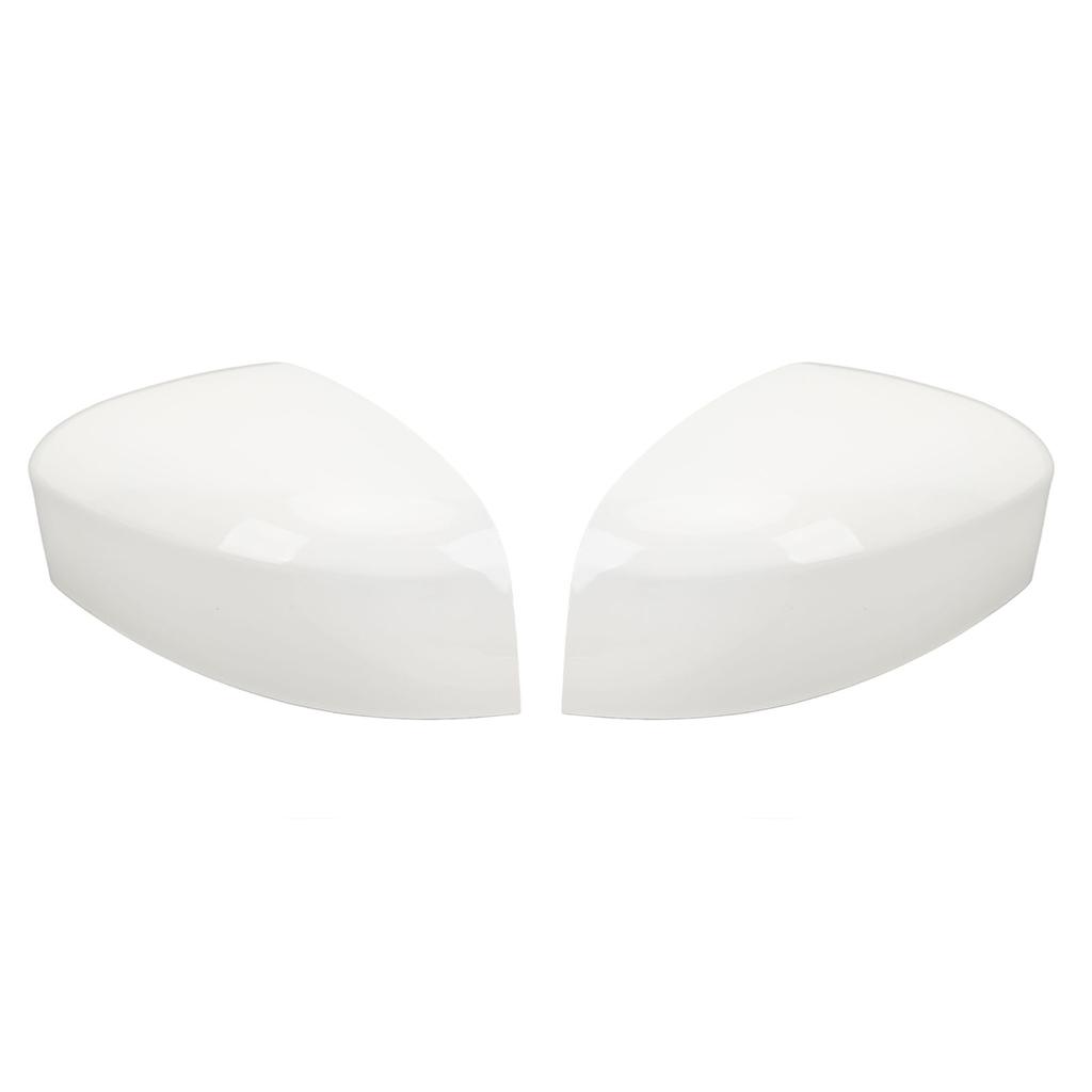 Side Mirror Cap Cover White Protective Weather Resistant Rearview Door Wing Mirror Housing for Focus