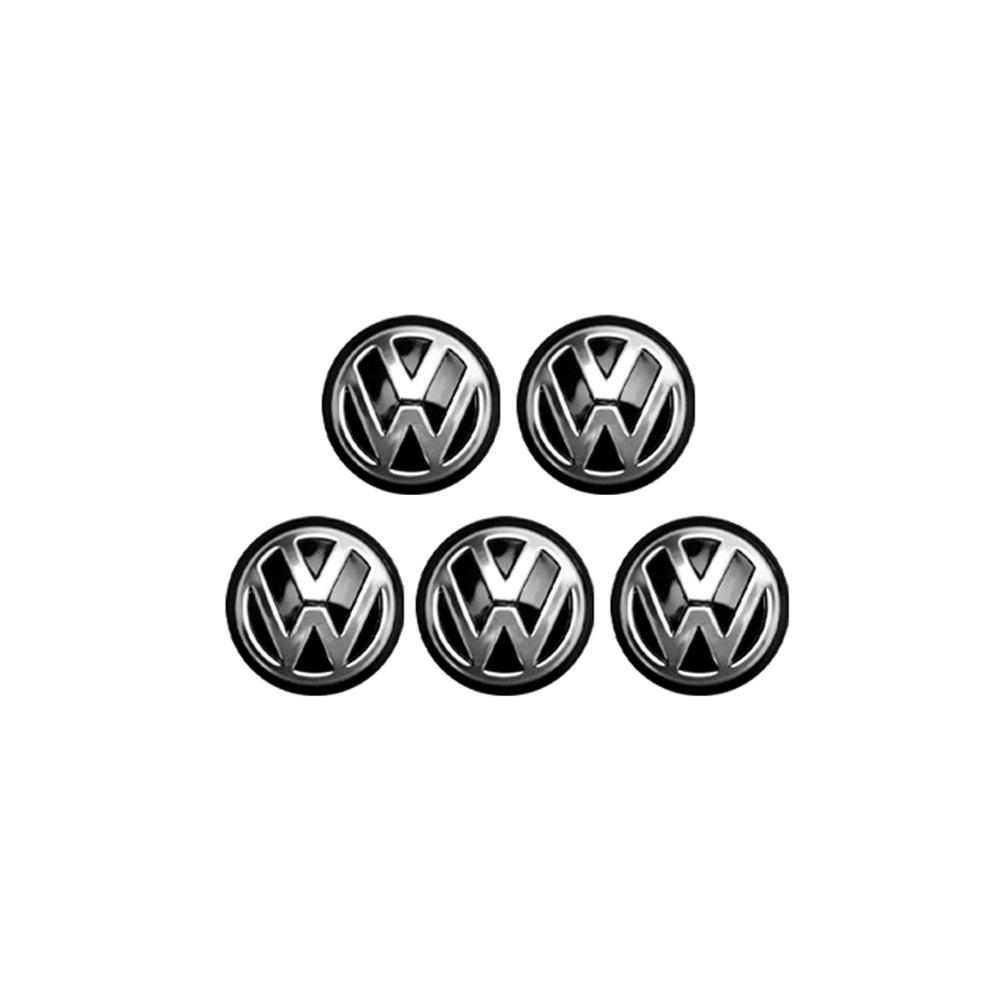Pentru VW Volkswagen Jetta MK5 Golf 2/5/10 Bucăți 14mm Cheie Control Mașină Autocolant Emblema Înlocuire Pentru Volkswagen VW GTI Golf Passa