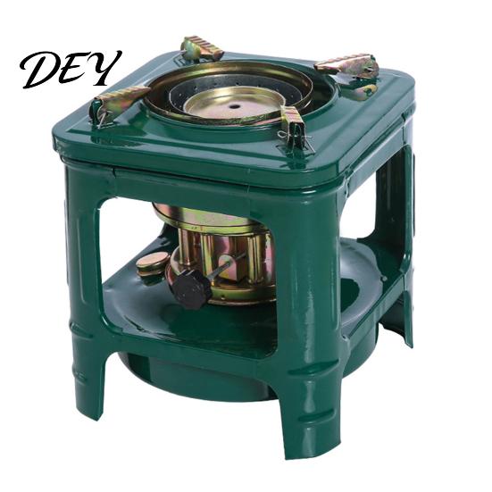 Manual Ignition Kerosene Stove Portable for Camping, 8-Wicks Emergency Camp Heater, Hiking Cooking Burner Lightweight Furnace Outdoor Picnic