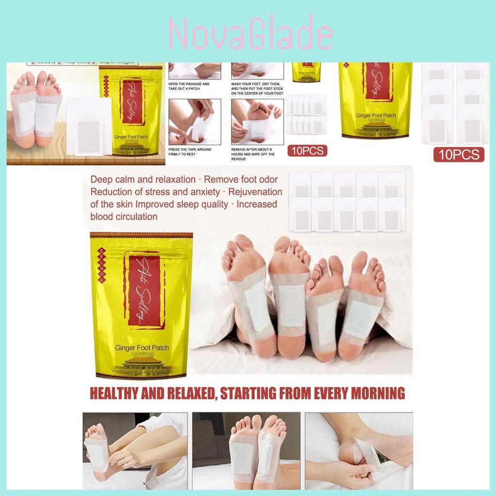 Eelhoe Nourishing Foot Pads For Relaxation And Wellness With Herbal Ginger Essence