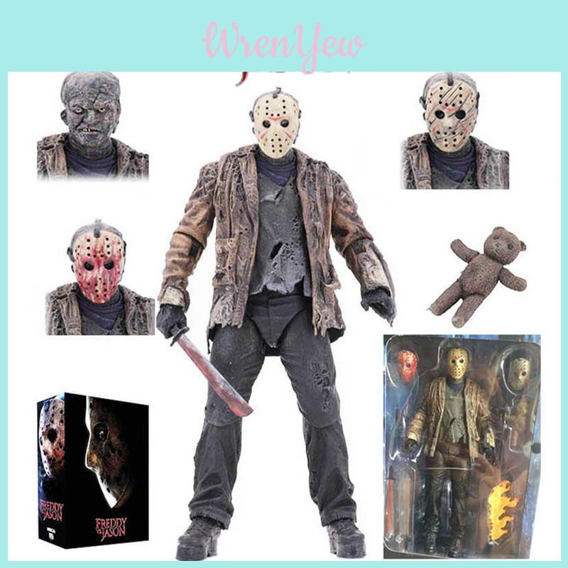 Neca Freddy Vs Jason Action Figure Model Jason Voorhees Movable Toy Collection With Exquisite Design