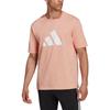 adidas T Shirts Men's Pink Crew Neck Moderate Straight Fit H39748