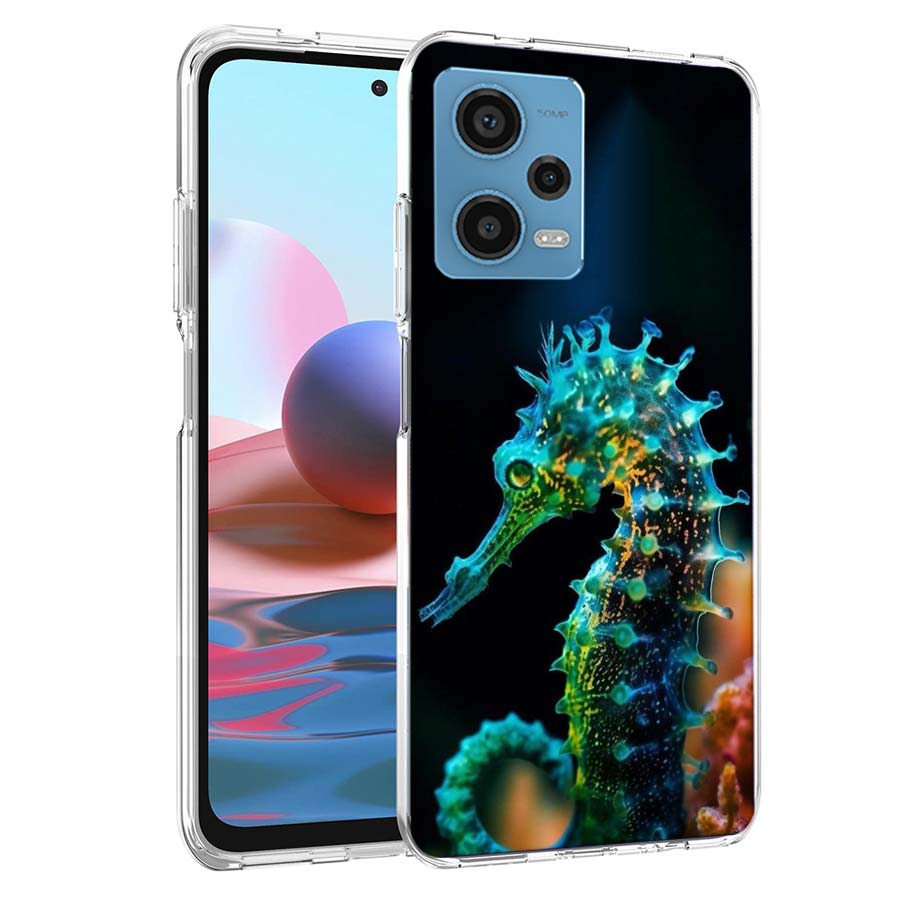 

Seahorse Underwater Fantasy Phone Case For Redmi Note 13 12 14 15 Pro Plus 13R 11 11T 11E 11S 10 Pro 10S 9 9S Cover Cell Clear T Redmi Note 11E 5G