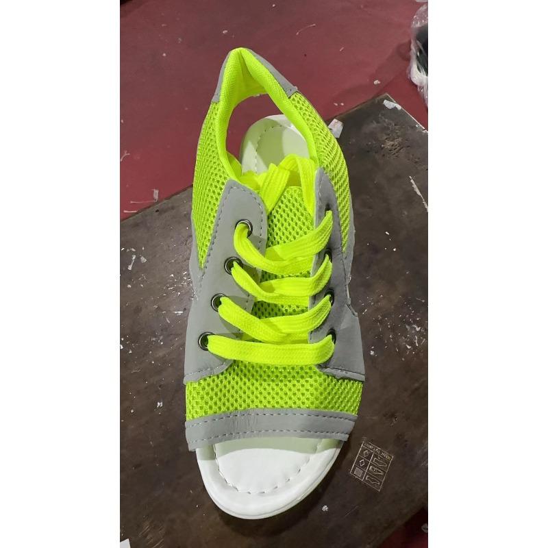 

Летние новые сандалии-качалки на платформе с открытым носком большого размера, повседневные спортивные женские сандалии на свободной подошве 43 светло-зеленый