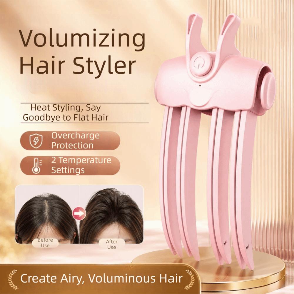 Heating Fluffy Fluffy Hairpin Curling Clip Portable Heated Hair Clip Volume Bangs Clip Flat Hair