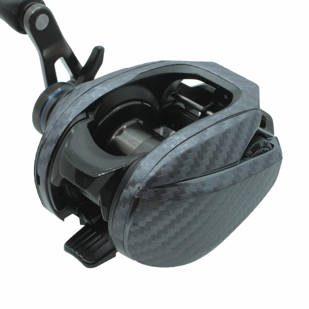 CUSTOM Custom Decal for YOROI 23SLX DC Baitcasting Scratch Protection SEAT.JP Reel, (Silver, Left-Handed)