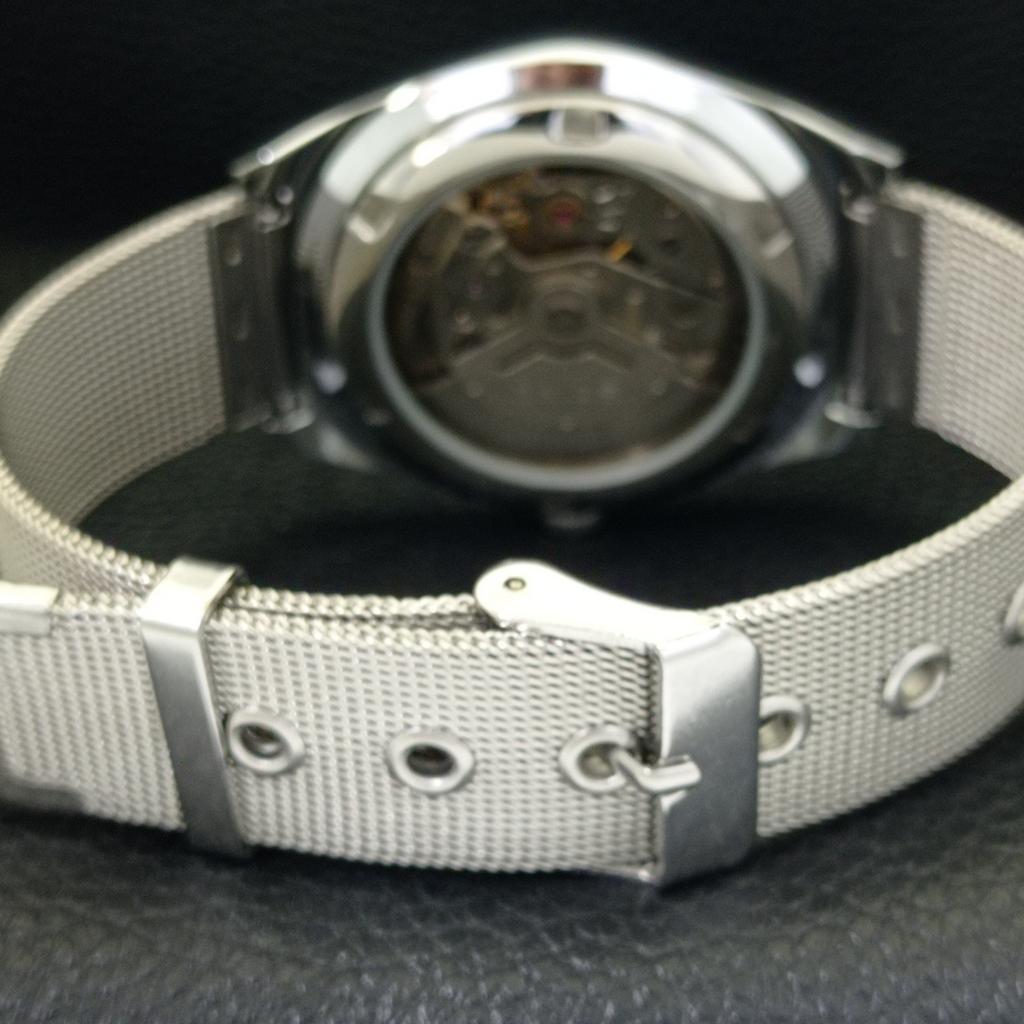 VINTAGE REFURBISHED SEIKO 5 AUTOMATIC 6309A JAPAN MENS BLACK WATCH A441394-5 Sk-a441394