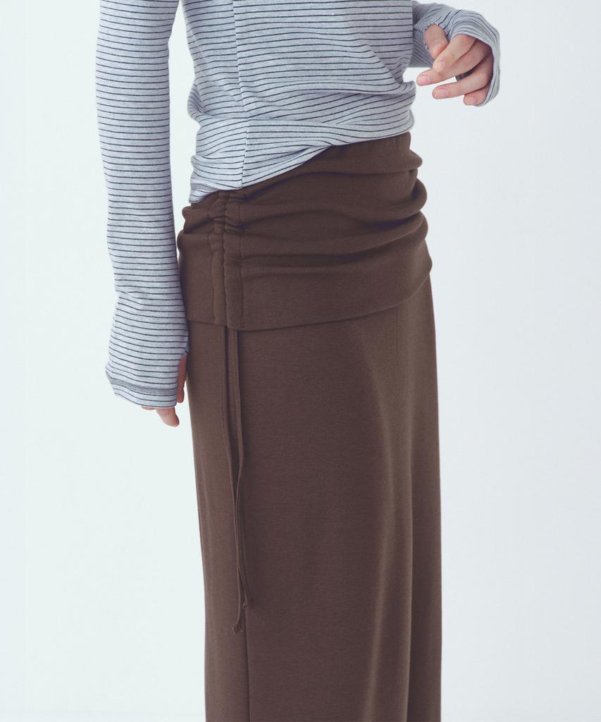 CITTA Every Day Comfort Long Skirt (Fw)_Cts623(Brown)