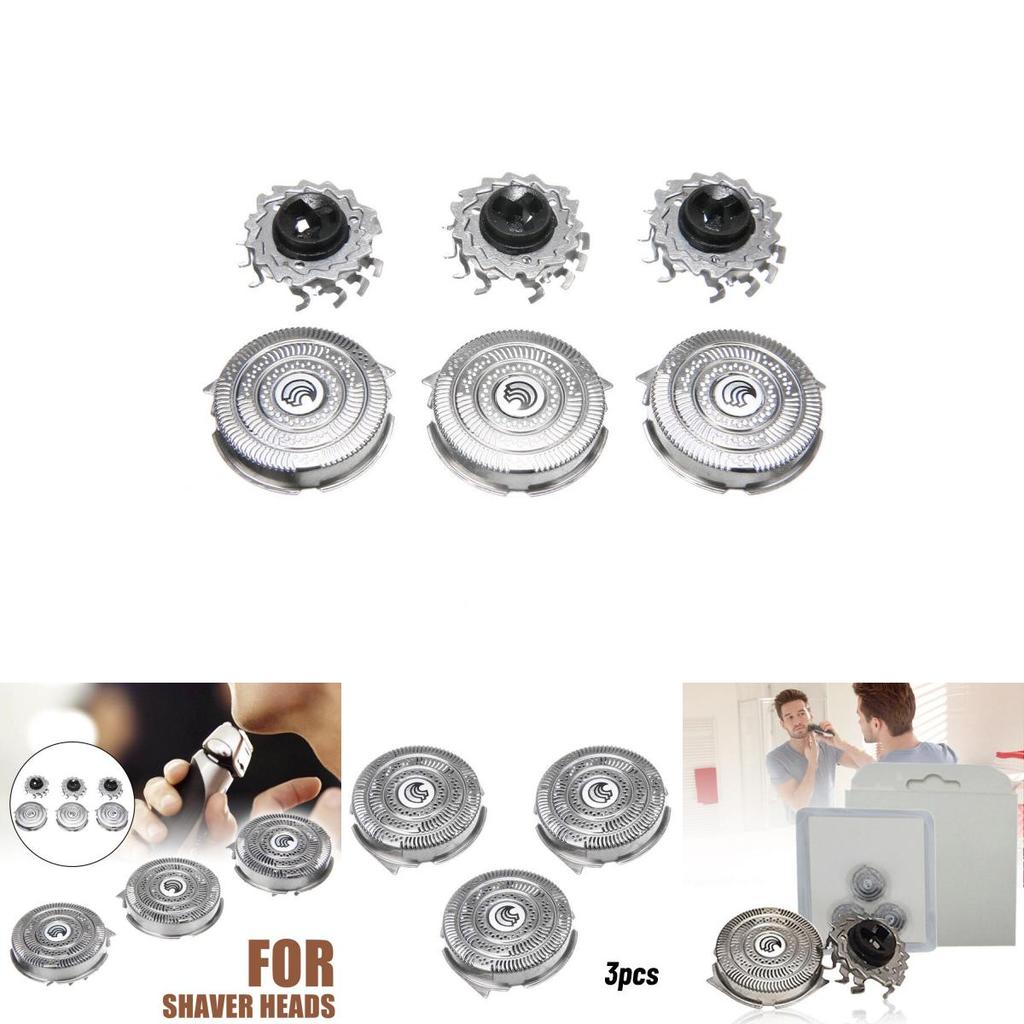 High-quality Hq9 Shaver Head For Philips Shaver Fully Washable 3 Rotary Blades Waterproof 30 Minutes Runtime