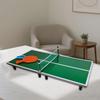 Mini Ping Pong Table Tennis Desk Detachable with Net Multifunctional for Room Apartment Board