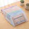 Clear Mesh Zipper Bags Waterproof File Pouch Essential Document Storage Bag  Homework