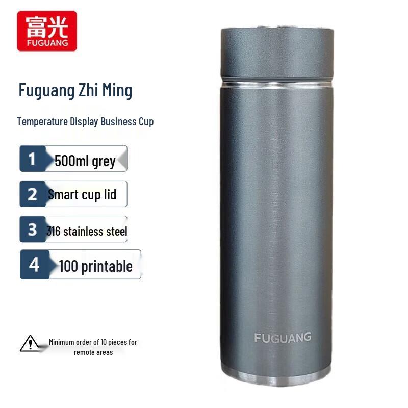 FUGUANG Smart Temperature Display Tea Infuser Thermos