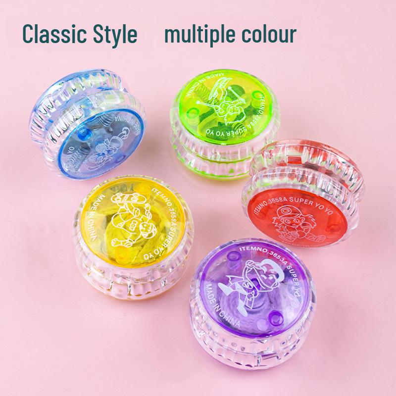 Luminous Pull-String Yo-Yo Toy - Educational Gift for Kids