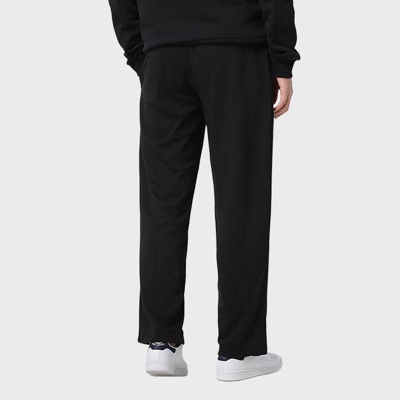 Adidas Solid Color Logo Casual Sweatpants With Elastic Waist Men Bottoms Black GK9273