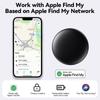Luggage Tracker Tags Bluetooth Air Tracker for Apple Find My[ iOS ONLY ] Key Finder Locator for Wallet,Keys, Luggag,Backpack,Pets,Car Replaceable