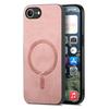 Custodia posteriore in pelle per iPhone 16e Compatibile con MagSafe Cover per telefono con tocco vellutato