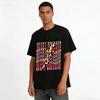 Heart Breaker Leopard Lightning Print Casual Graphic Tee Pure cotton T-shirt