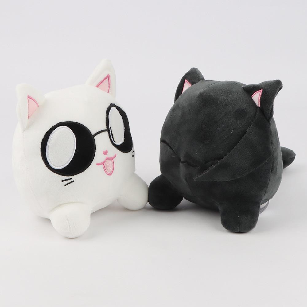 Kaisen Black Jujutsu White Cat Plush Toy Anime Stuffed Doll Decoration Gift