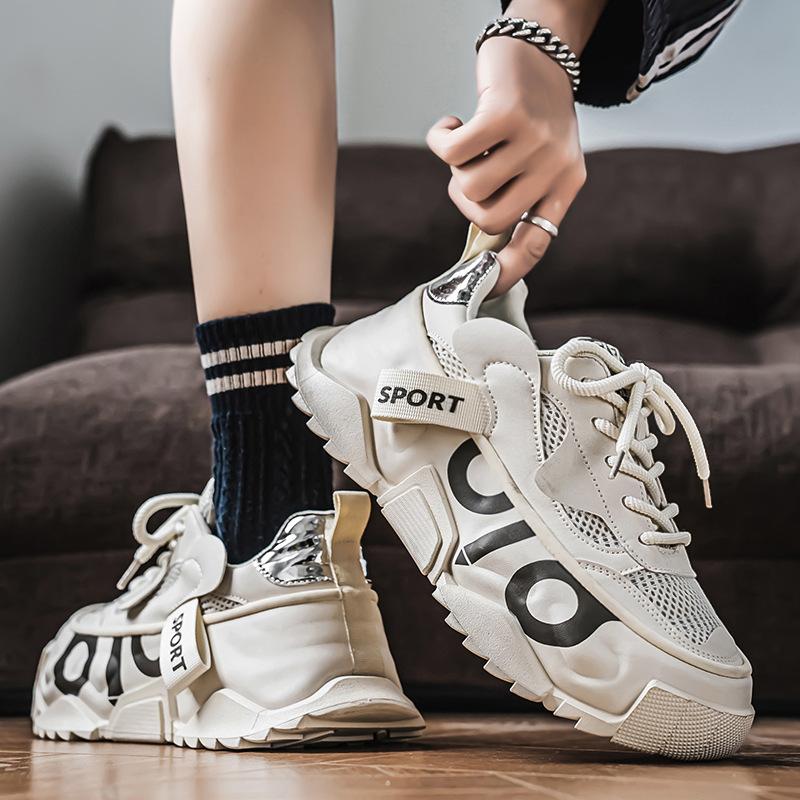 Fashion High quality men white sneakers shoes for teenagers Fashion Anti Slip Wear Resistant men Shoes Plus Size 39-48 zapatillas hombre