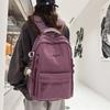 Schoolbag1011 new schoolbag men's and women's striped soft-sided backpack commuting travel versatile lightweight backpack