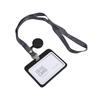 Lanyards Credential Holder Transparent Retractable Badge Reel with Lanyard Nurse Accessories for Work Removable ID Card Holder