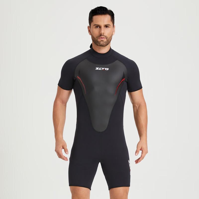 Men s 3MM Short Sleeve Wetsuit One Size