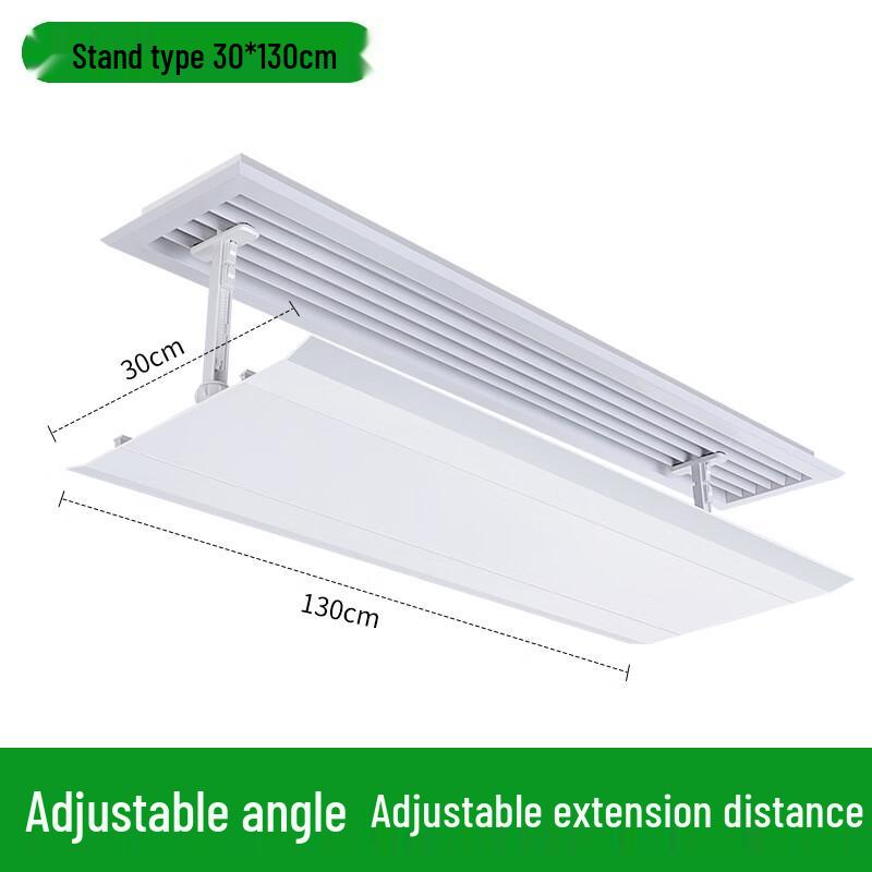 Adjustable Central Air Conditioner Wind Deflector