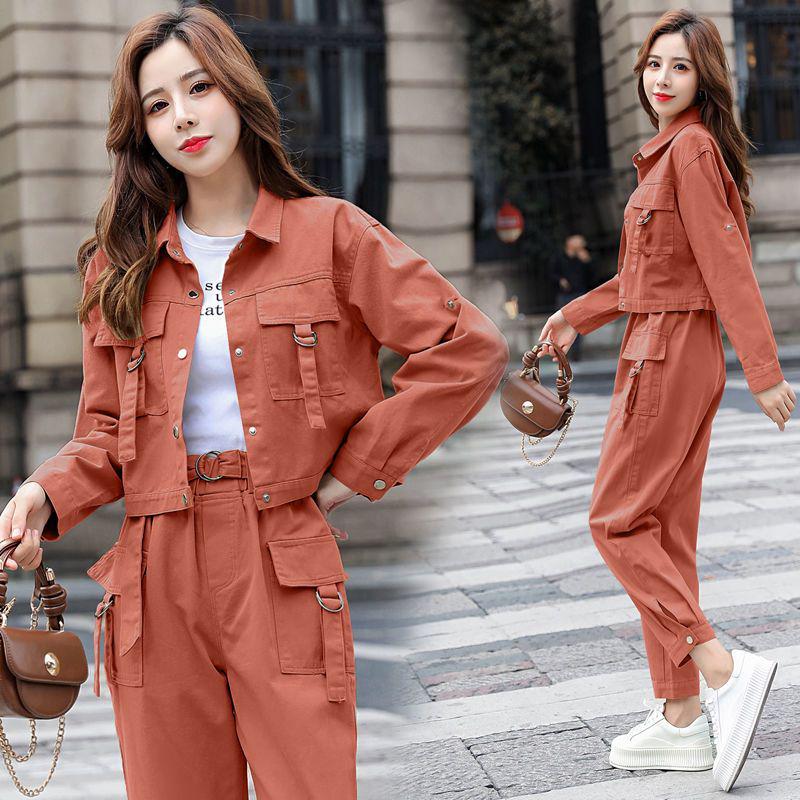 

Women s Petite Fashion Suit Set - Stylish Two-Piece Workwear for Spring/Autumn 2026 S (Suggest 42-49 kg)