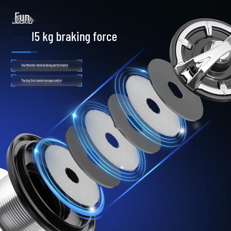 DEUKIO 15KG High-Performance Spinning Fishing Reel