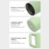 40oz Thermal Mug With Handle Insulated Long Straw Tumbler With Lids 304 Stainless Steel Coffee Tumbler Termos Cup for Travel Mug