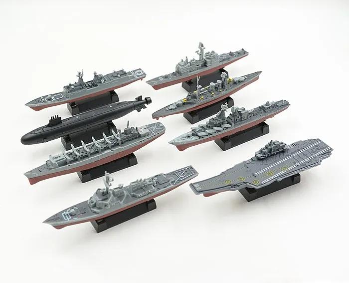 

Plastic Assembly Warship Model Kits Eight Stype Different 1/1000 Scale 15cm Puzzle Military Toys For Children
