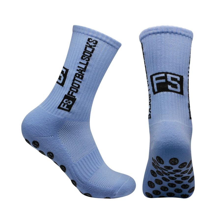 New Football Socks Anti-Slip Breathable Men Women Thickened Towel Bottom Soccer Sports Socks Rugby Basketball Yoga Socks 1 Pair